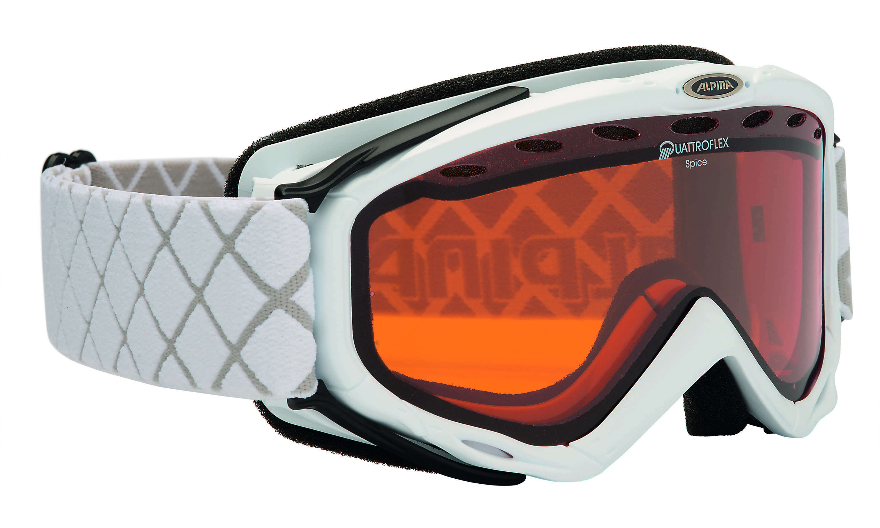 Очки г/л Alpina 7057_11 SPICE QH white S2 