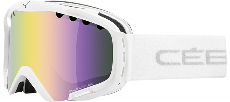 Маска CEBE HURRICANE M WHITE LIGHT ROSE/GOLD 