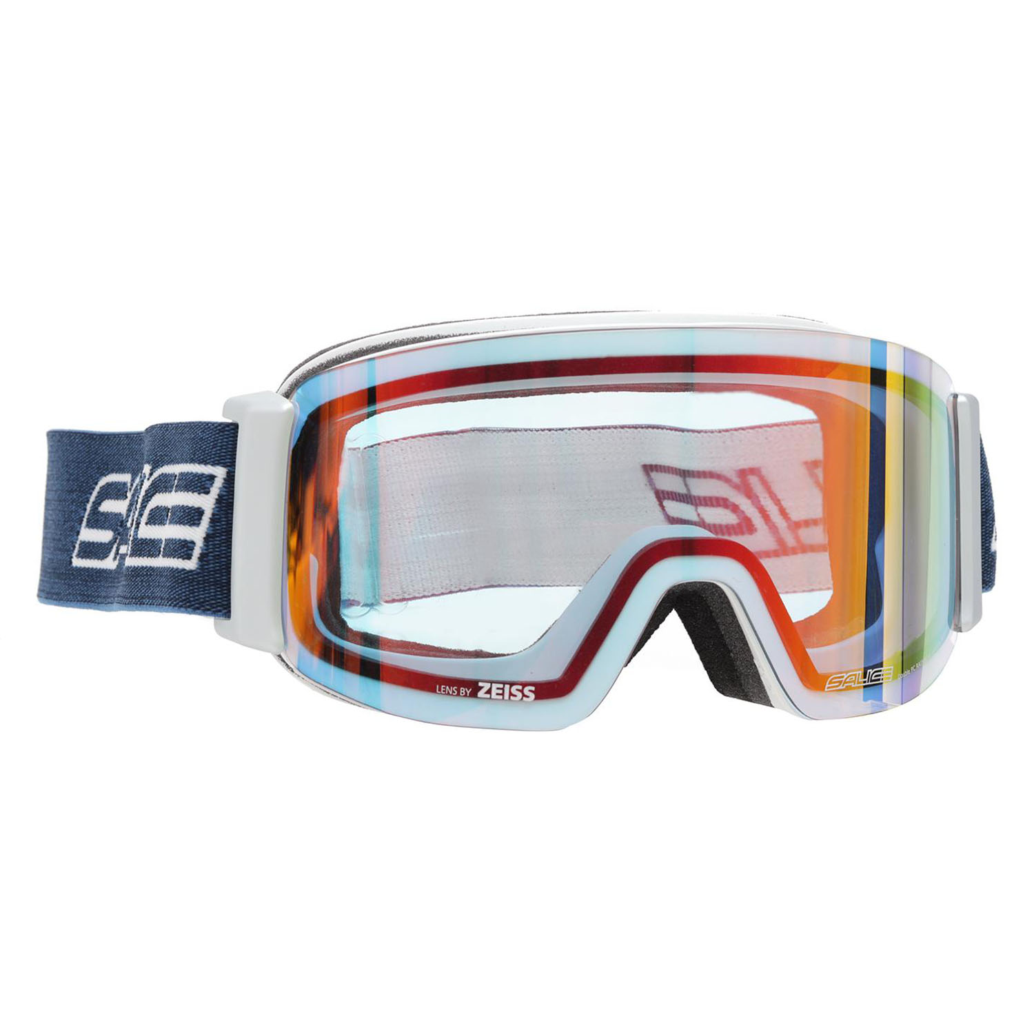 Горнолыж/очки Salice 2022-23 102DARWF White Blue/Rw Clear S1 (б/р) 
