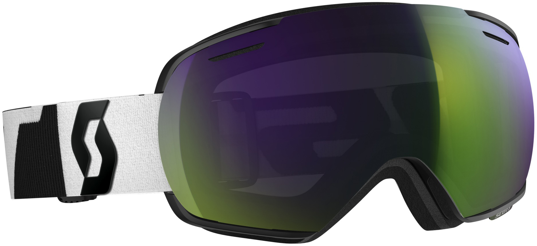 Г/очки SCOTT Linx black/white solar green chrome 