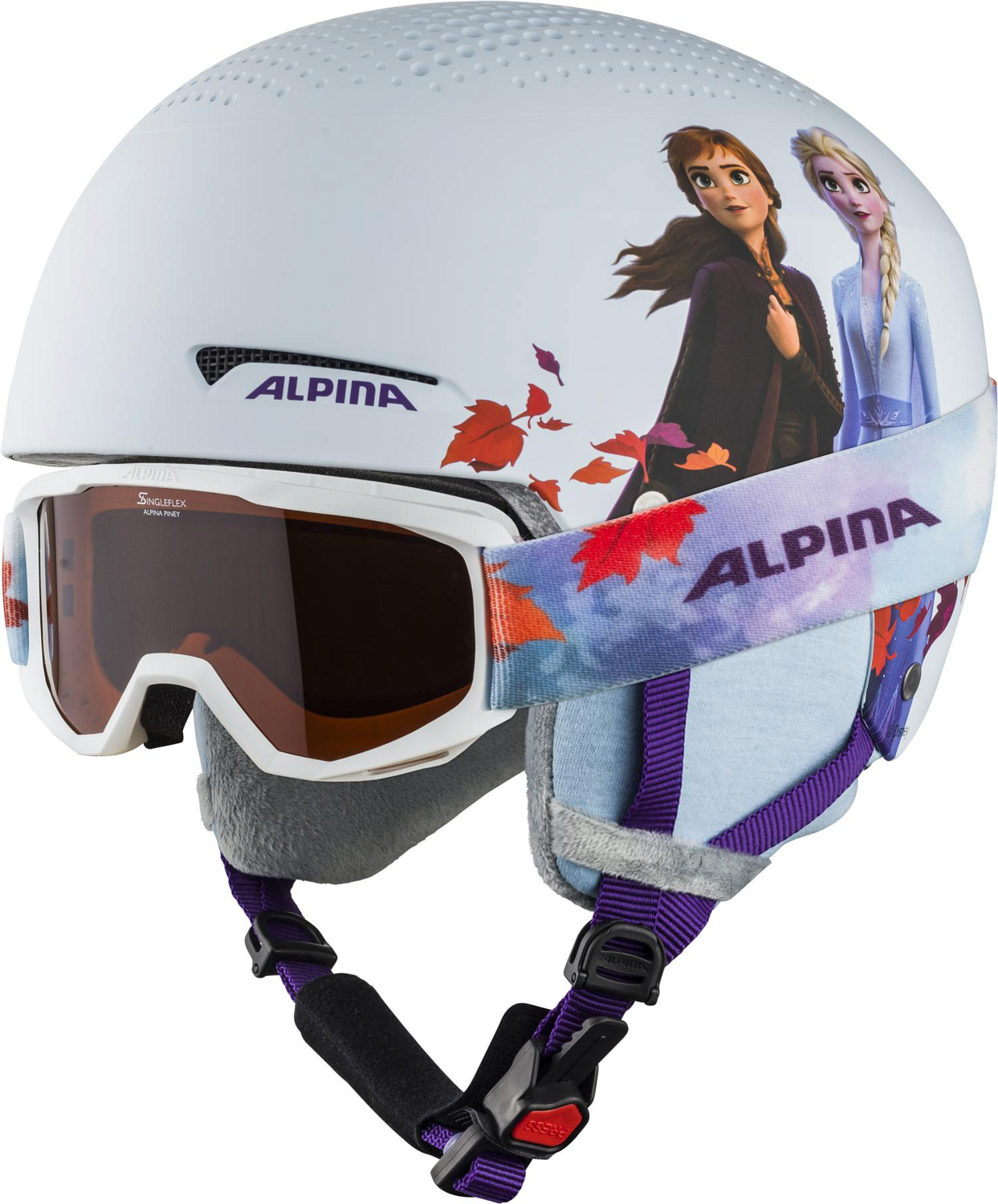 Шлем с визором Alpina A9231_81 Zupo Disney Set Frozen II 48-52