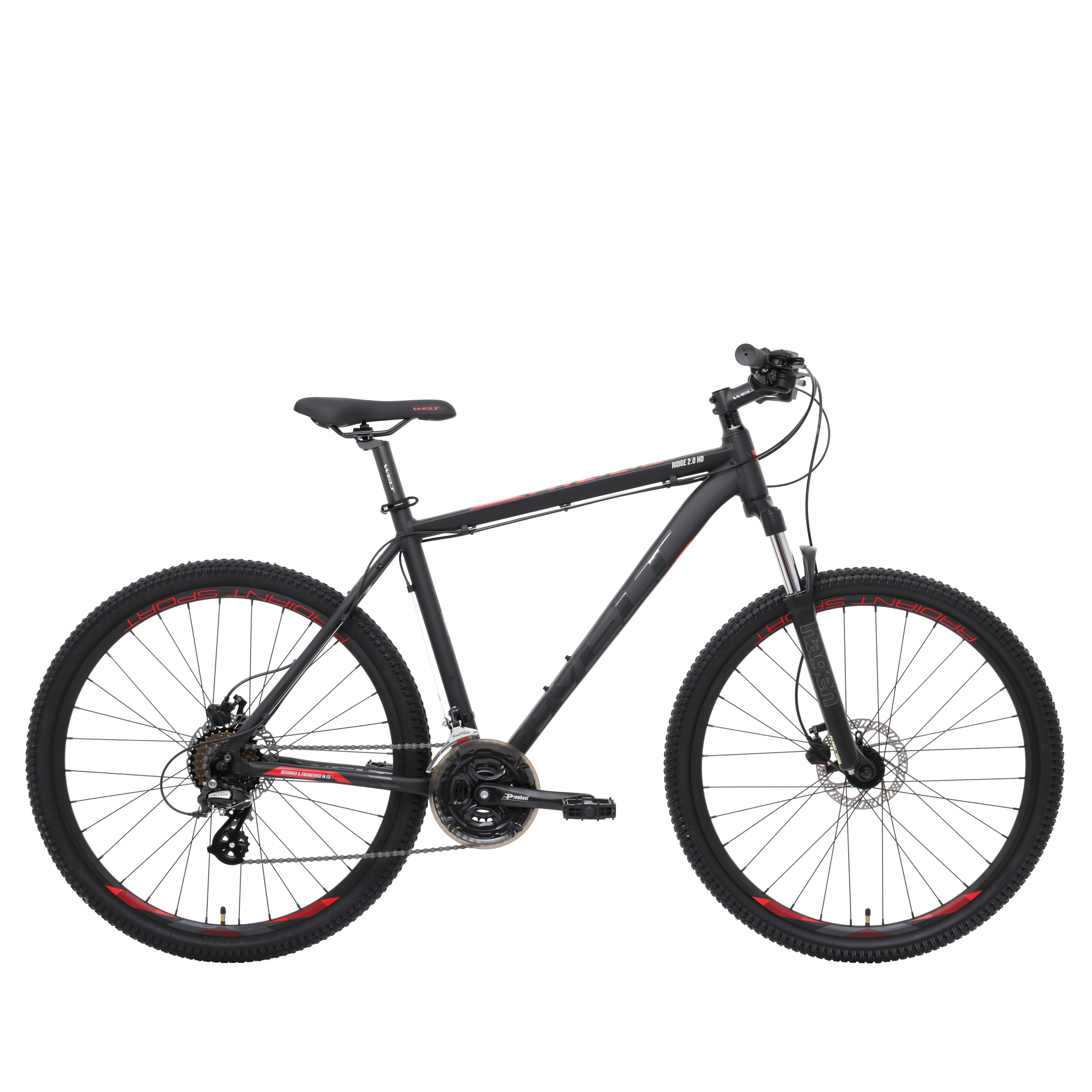 Велосипед Welt Ridge 2.0 HD 27 2023 Matt Black (дюйм:18) 