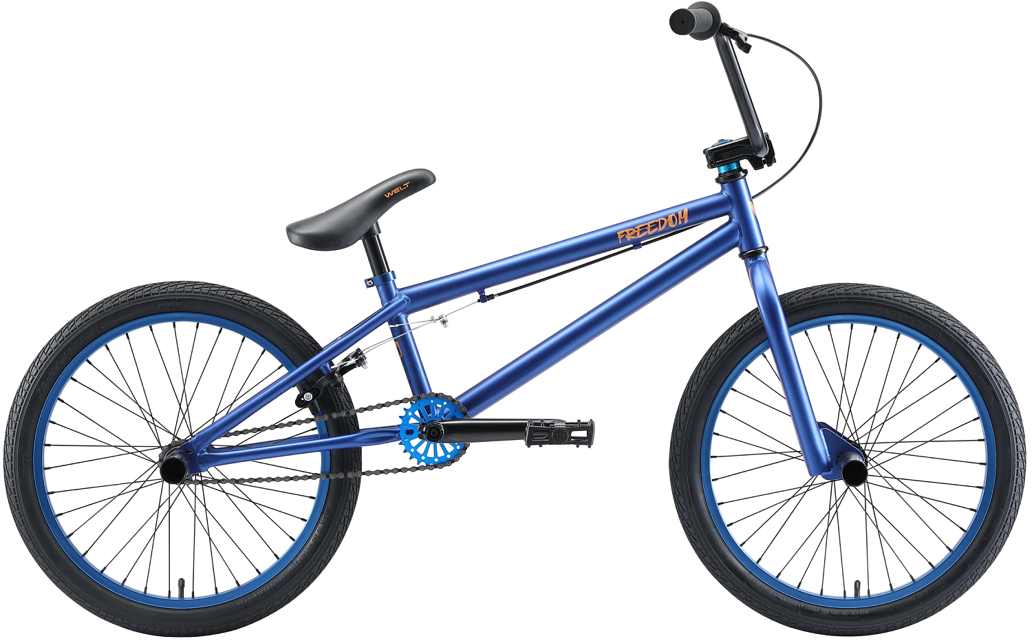Велосипед Welt 2020 BMX Freedom Matt Blue 