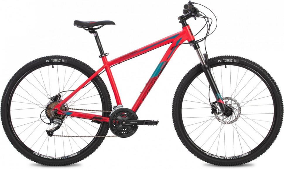 Велосипед STINGER 27.5" GRAPHITE PRO  красный,алюминий, размер 18" 