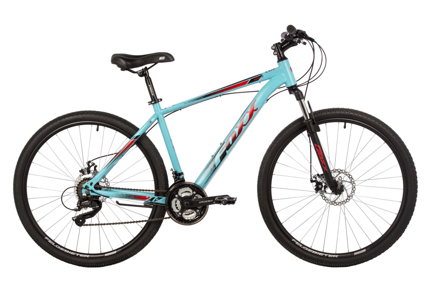 Велосипед FOXX27/5"AZTEC D синий, сталь размер18 " 