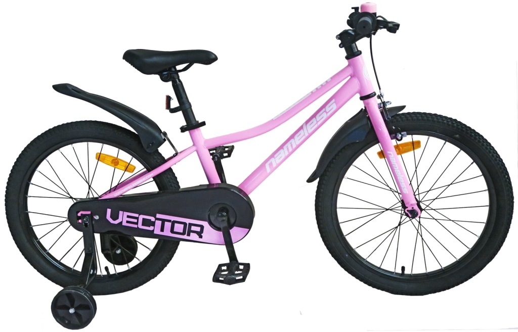 Велосипед 18" Nameless Vector белый/розовый 