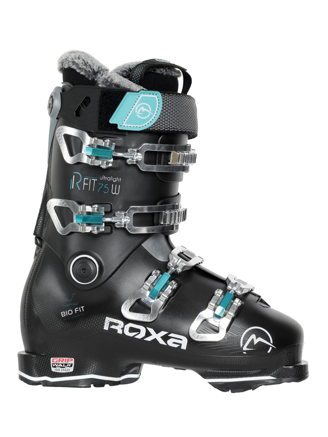 Ботинки горнолыжные ROXA Rfit W 75 Gw Black/Acqua (см:25,5)