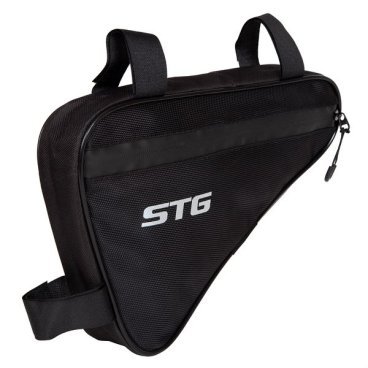 Велосумка под раму STG влагозащищенная, 31*20*5 см., 2.5 л., черный, модель 555-532 
