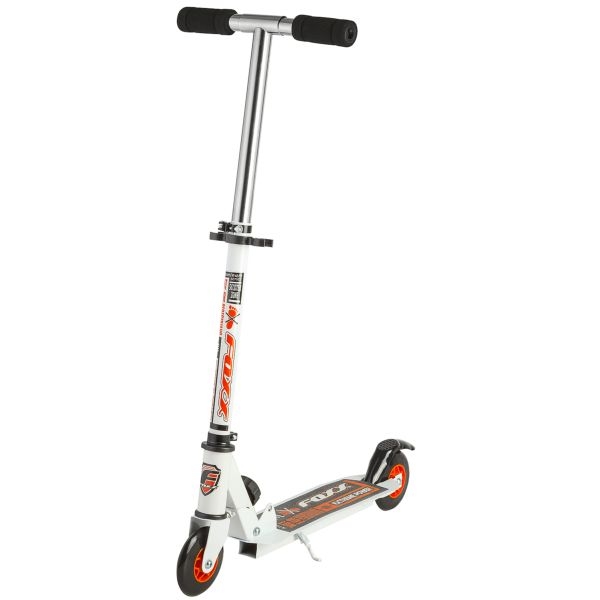 Самокат Foxx Extreme PVC ABEC-7 (100мм) бело-оранж 117752 