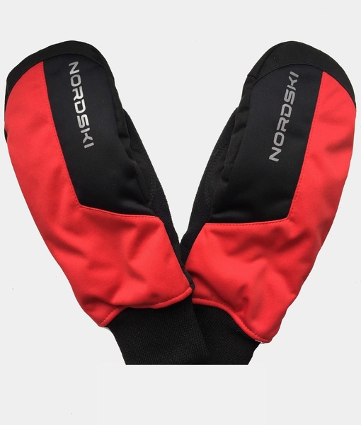 Варежки Nordski Jr.Arctic Red/Black WS (Размер: 3)