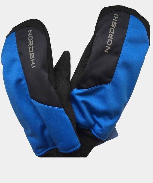 Варежки Nordski Jr.Arctic Blue/Black WS (Размер: 3)