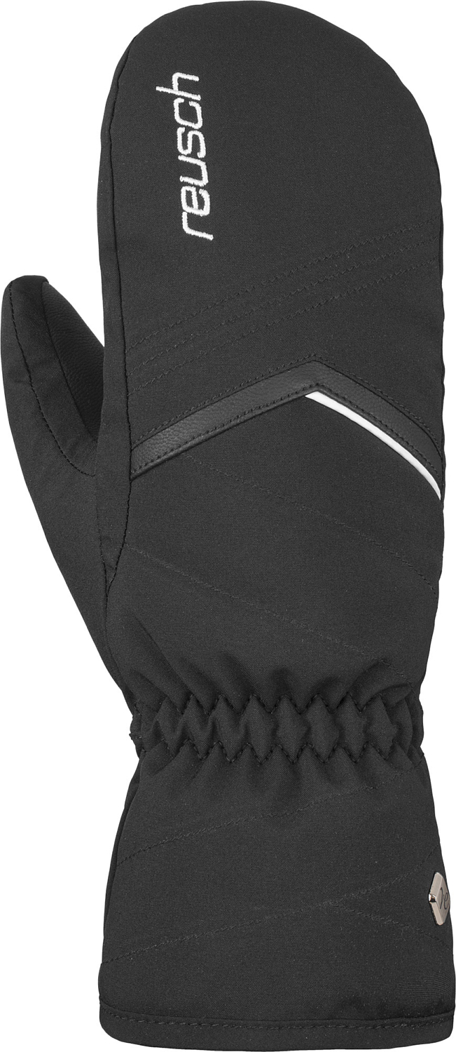 6031450_7701 Варежки REUSCH Marisa Mitten Black/White  (Размер: 6)