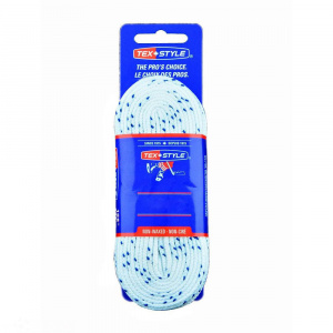 Шнурки д/к Texstyle Double Blue Line XL2000-WH-305, 305см, белый 