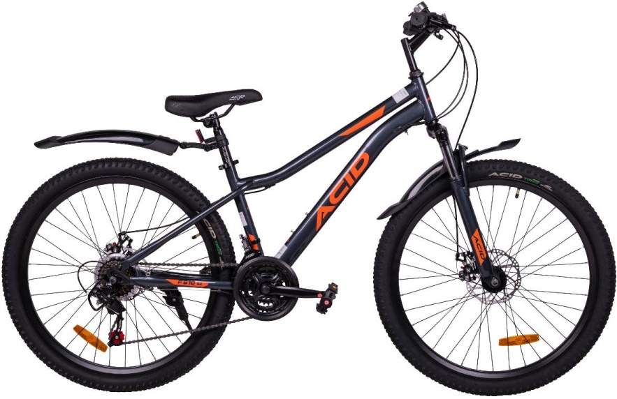 Велосипед 26 ACID F 610 D.Dark gray/Orange(14) 