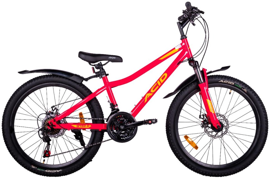 Велосипед 24 ACID Q 450 D Pink/Yellow(13) 