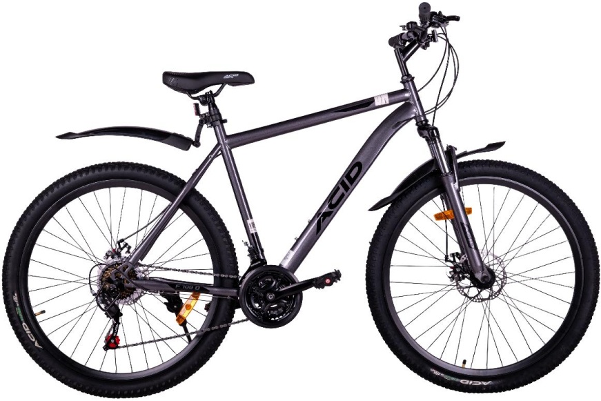 Велосипед 27.5 ACID F 730 D Gray Flat/Black(17) 