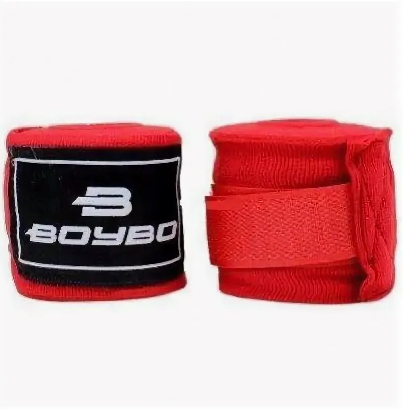 Бинты BoyBo хлопок,красный,BB1001-10(3.5м) 