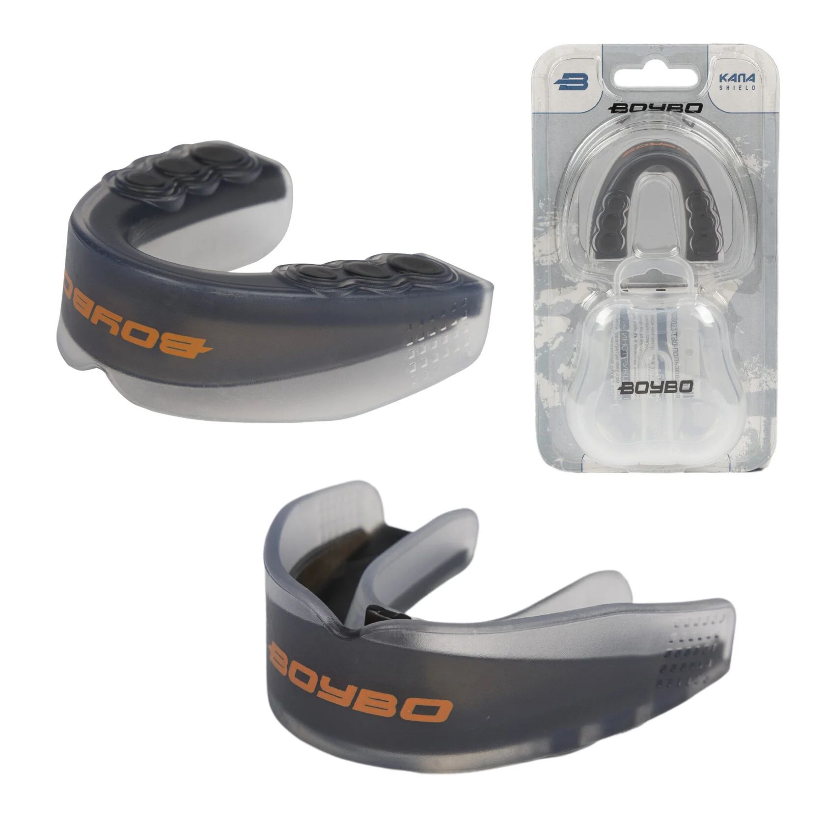 Капа BoyBo Shield BS200 Premium,одночел.черный 